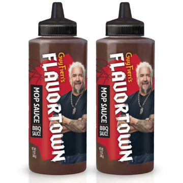 Guy Fieris Flavortown Mop BBQ Sauce, Sweet and Tangy, 14 Ounce (Pack of 2)