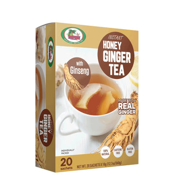 HONEY GINGER TEA WITH GINSENG