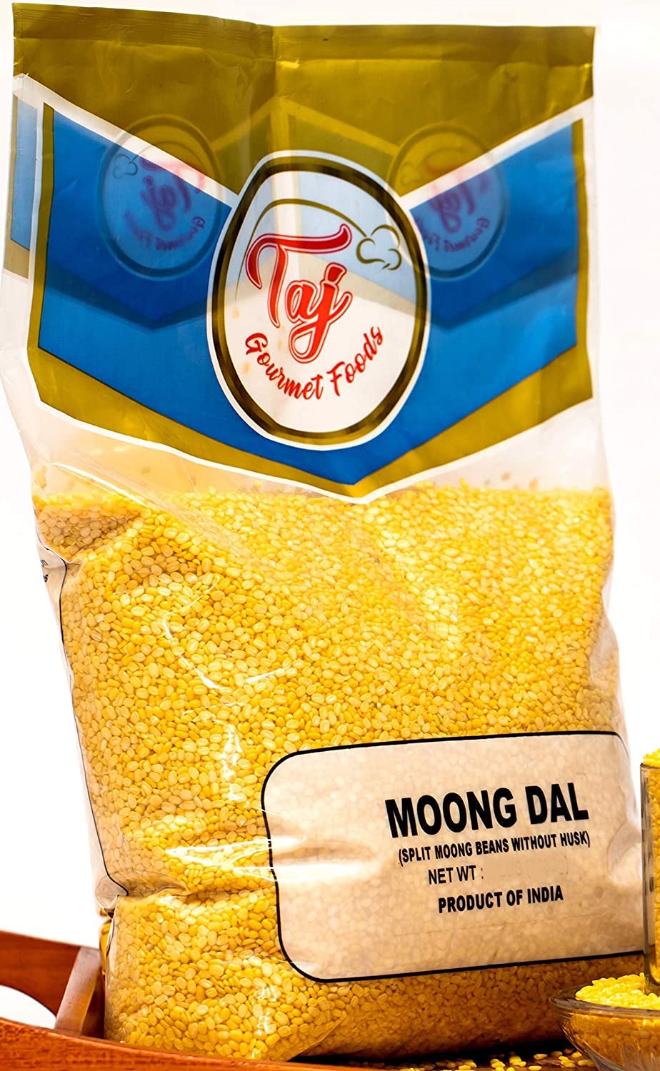 Taj Moong Dal Mung Lentils, (4-Pounds)