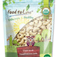 Food To Live Organic Raw Cashews, 4 Pounds – Non-Gmo, Whole, Large, Premium Fancy Nuts, Unsalted, Unroasted, Kosher, Vegan, Bulk, Low Sodium. Good Source Of Protein, Copper, Zinc, Selenium, & Thiamin