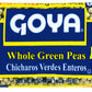 Goya Dry Whole Green Peas, 14 Oz