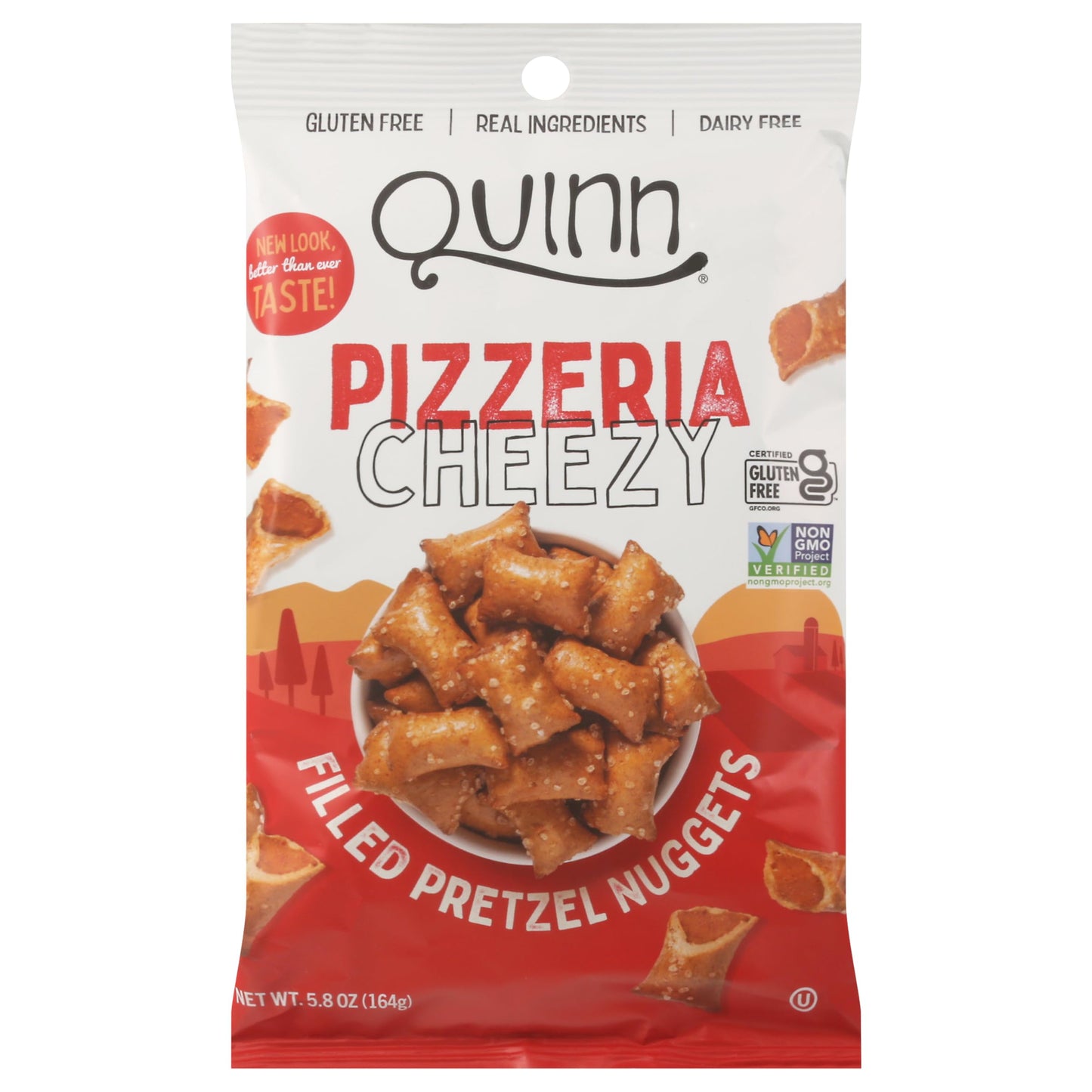 Quinn Pretzels Pizza Plant Based Snack, 5.8 Ounce, Pack of 1