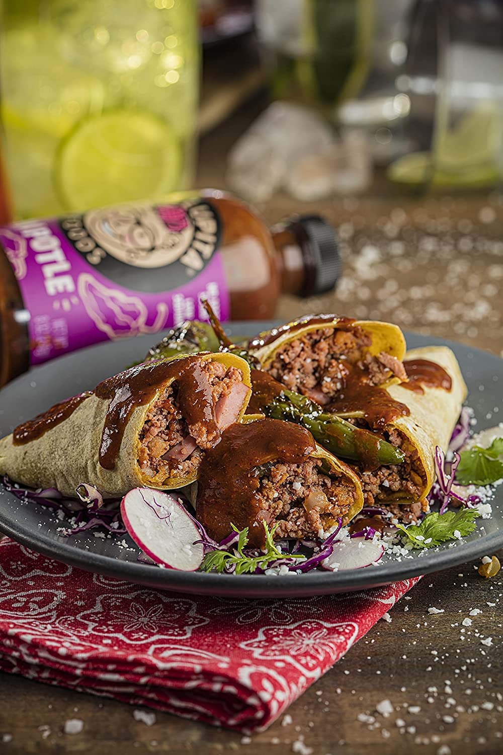 Tia Lupita Chipotle Hot Sauce 8 Oz (Pack Of 2) Medium Spice With Smoky-Sweet Flavor - Gluten-Free, Non-Gmo, Sugar-Free, Low Sodi