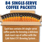 Caf   Valet Regular Dark Roast Single Serve Coffee Packets - 84 Count - For Use With Caf   Valet Single Serve Cofee Makers - Dis