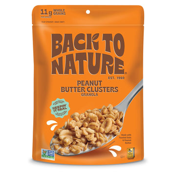 Back To Nature Granola Clusters, Non-Gmo Peanut Butter, 11 Ounce