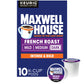 Maxwell House French Roast Dark Roast K-Cup Coffee Pods, 10 Ct Box