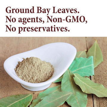 The Spice Way Bay Leaves - Ground (4 Oz) Bay Leaf Powder Great For Cooking Soups, Stews And Vegetables