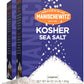 Manischewitz Natural Bulk Kosher Salt, 4lb (2 Pack) 100% Coarse Sea Salt from Sicily Italy | Iodine Free | No Additives or Fille