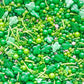 Sentovac Edible Cactus Mix Sprinkles for Decorating | Edible Cake Cupcake Green Sprinkles 1 Bottle 3.35oz/ 95g | Cookie and Ice 