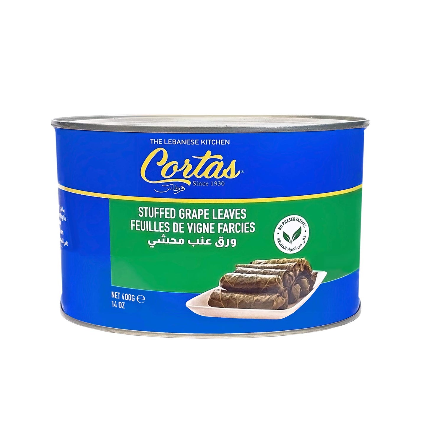 Cortas - Stuffed Grape Leaves (4 Pack), 400G / 14Oz Each