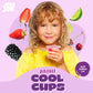 MR JOY! Soft Italian Ices Mini Cool Cups Variety Pack - Assorted Flavors - 40 x 1.34oz Cups - Pantry-safe Dessert