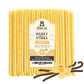 The Honey Jar Vanilla Flavored Raw Honey Sticks - 100 Count Pack for Tea and Coffee