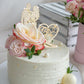Jaciya Wedding Cake Topper Rhinestone Metal Mr And Mrs Cake Topper Wedding Bride And Groom Bridal Shower Cake Decorations