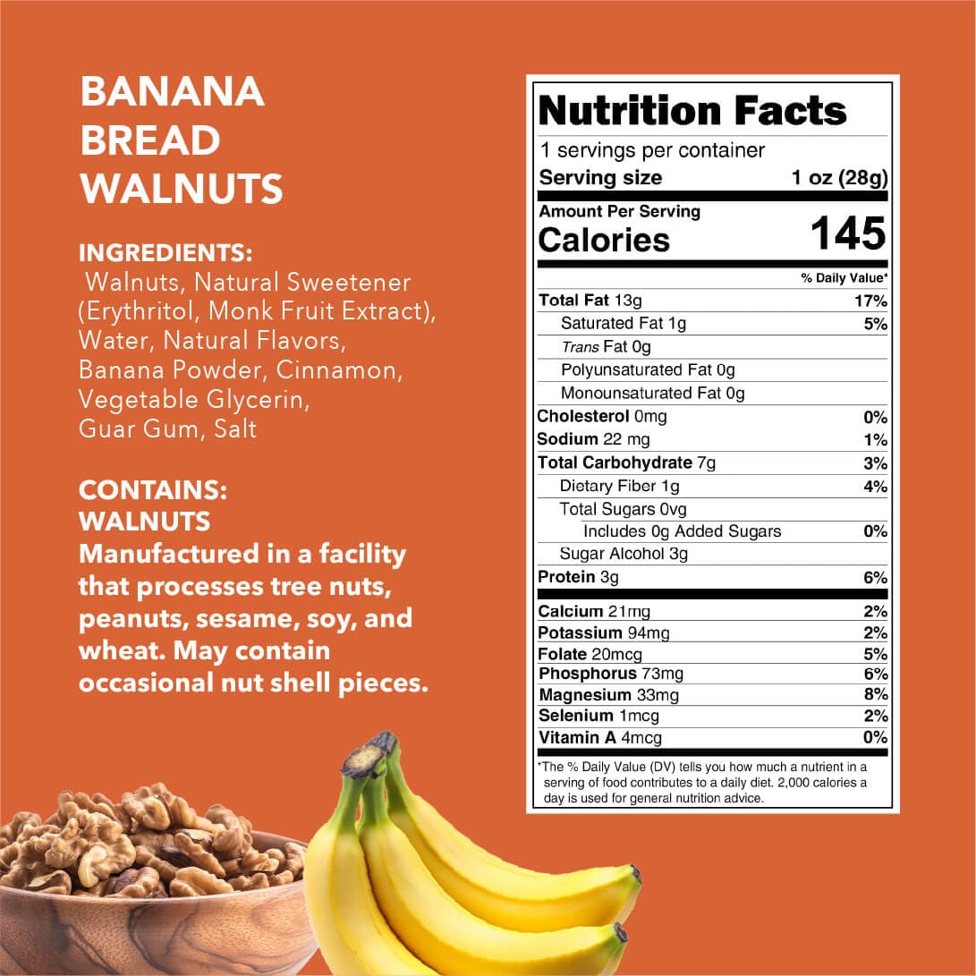 Earthside Farms 18 pcs Variety Pack - 1oz  3pcs Each of Coconut Caramel Cashews  Butter Toffee Peanuts  Blueberry Vanilla Cashews  Maple Cinnamon Pecans  Orange Ginger Almonds  Banana Bread Walnuts