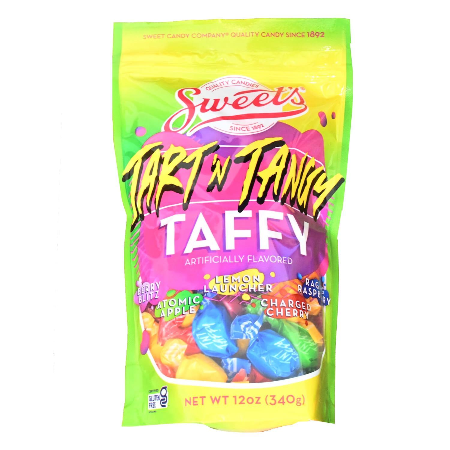 Sweets Salt Water Taffy Tart N Tangy 12oz