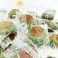 SweetGourmet Chocolate Mint Starlight | Clear Wrap Bulk Hard Candy | 1 Pound