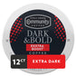 Community Coffee Dark & Bold Extra Boost Coffee Pods, Compatible with Keurig 2.0, 12 Count (Pack of 1)