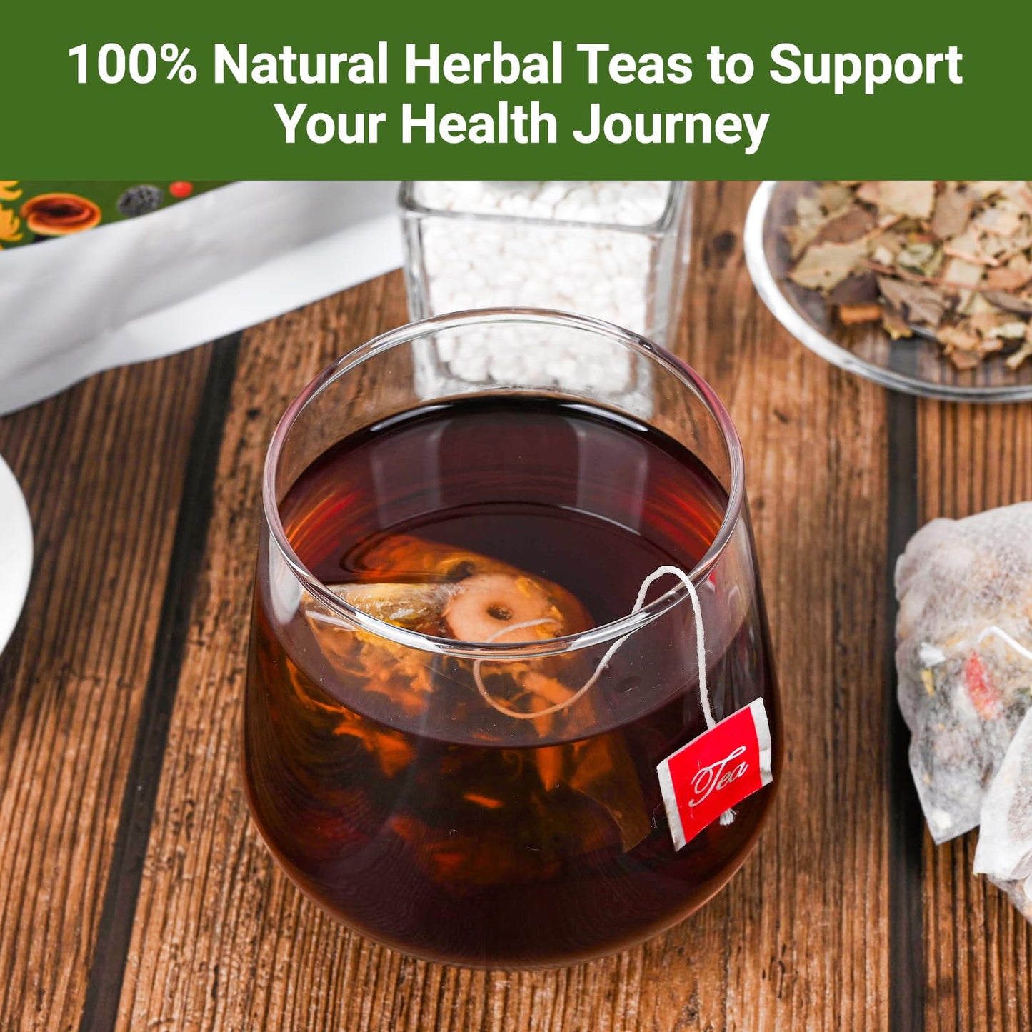 Liver Detox Tea  Chinese Kidney and Liver Cleanse Detox Herbal Tea Support Kidney Healthy Function with 11 Precious Ingredients Formula (15 Bags/1 Pack)