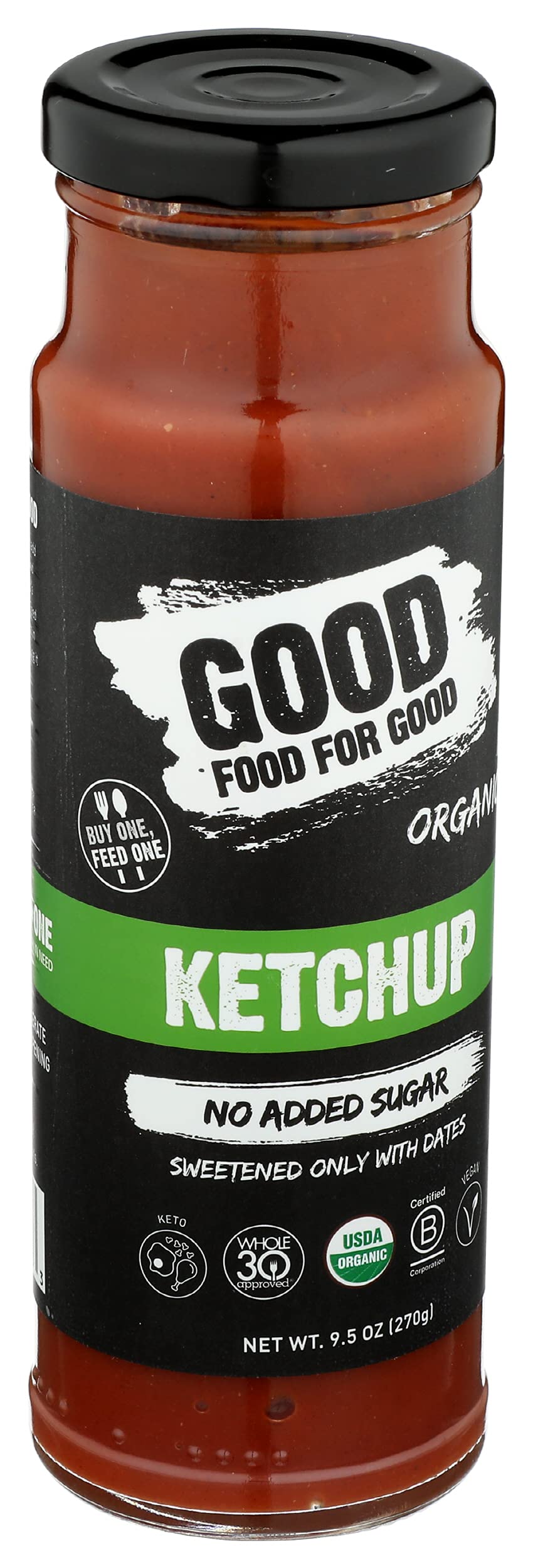 Good Food For Good Organic Ketchup Style Sauce 9.5 Oz