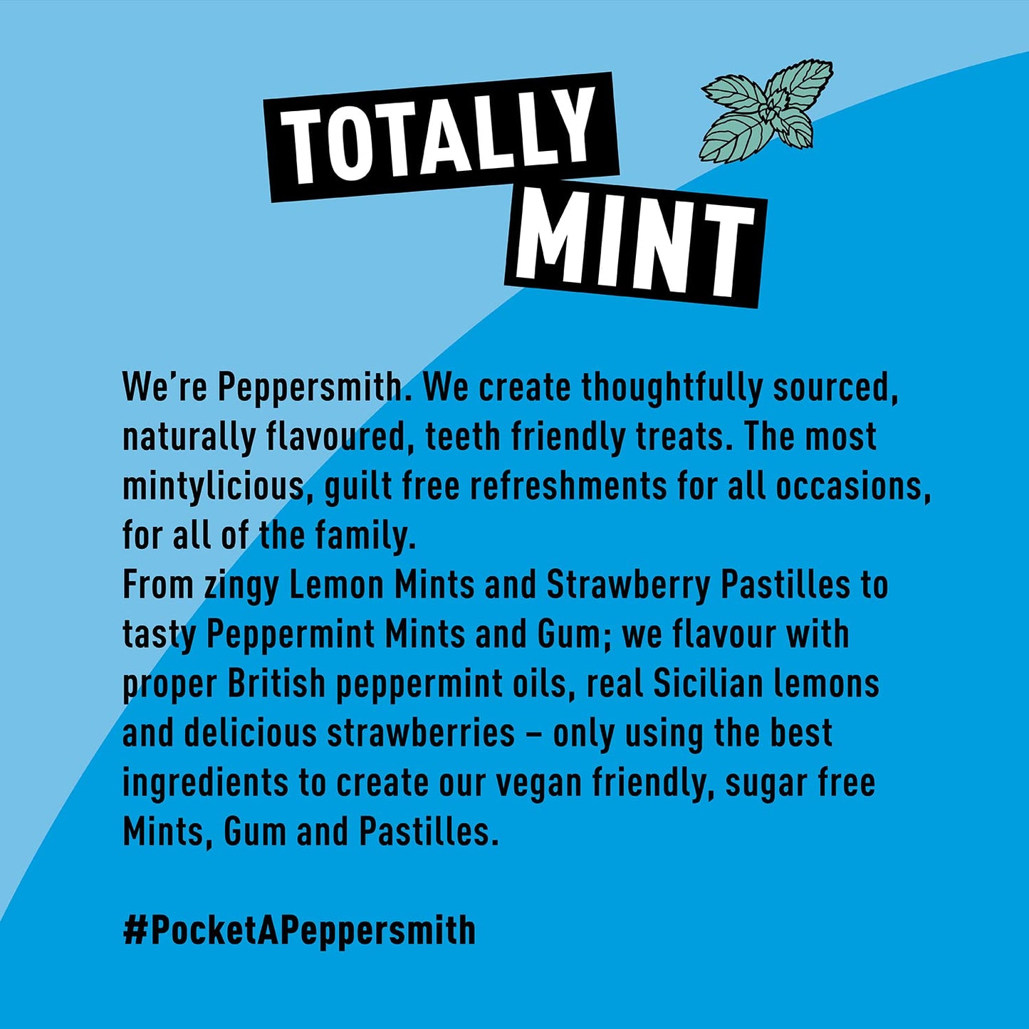 Peppersmith Spearmint Gum 100% Xylitol Case, 12 Ea