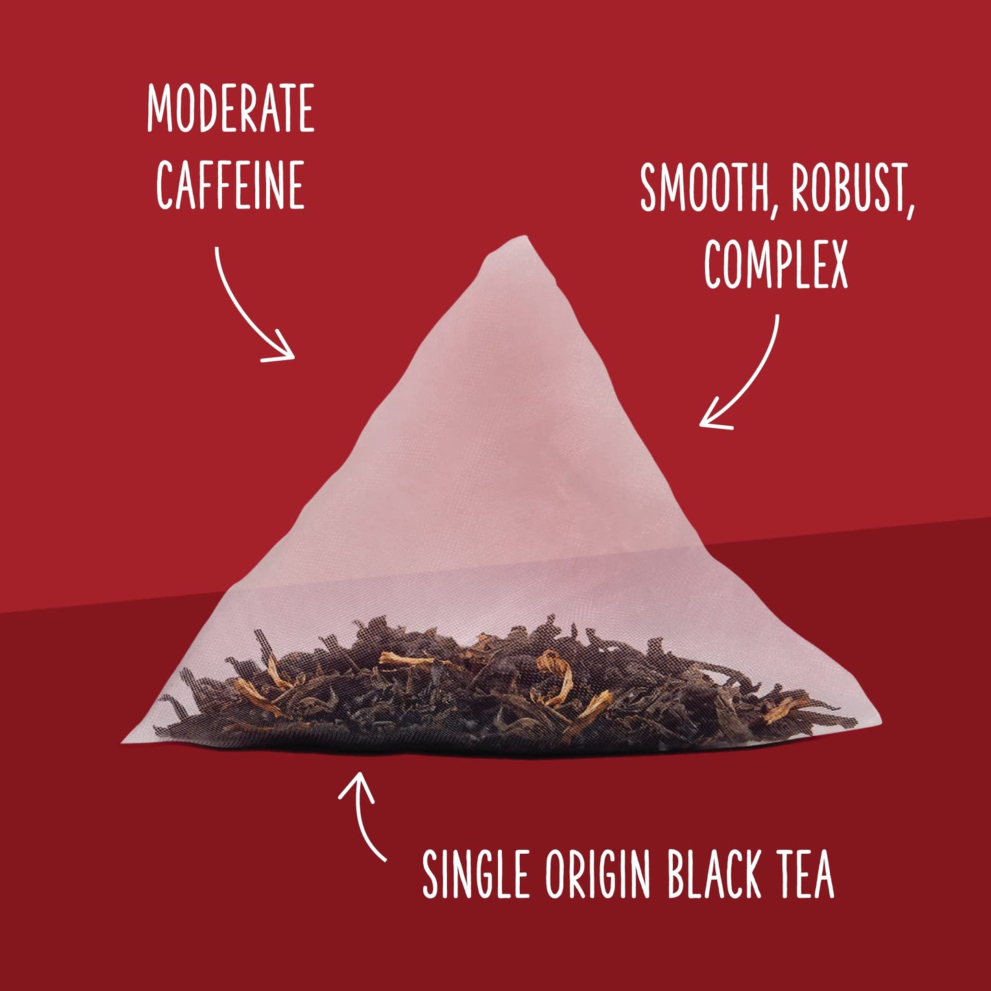 Two Leaves And A Bud Organic Assam Black Tea Bags, Whole Leaf Caffeinated Black Tea In Compostable Sachets, Delicious Plain Or With Milk, 15 Count (Pack Of 1)