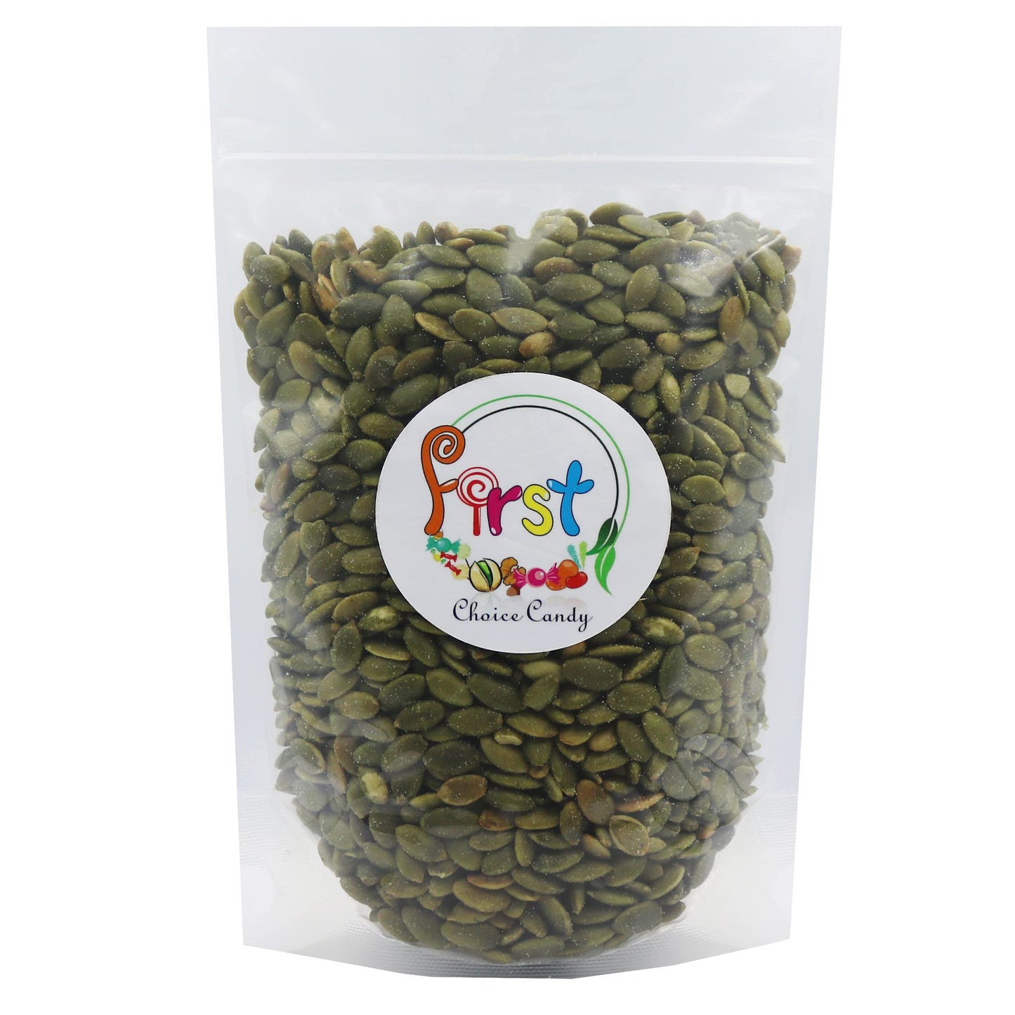 FirstChoiceCandy Roasted and Salted Kernel Pumpkin Seeds (Pepitas) 1.5 Pound