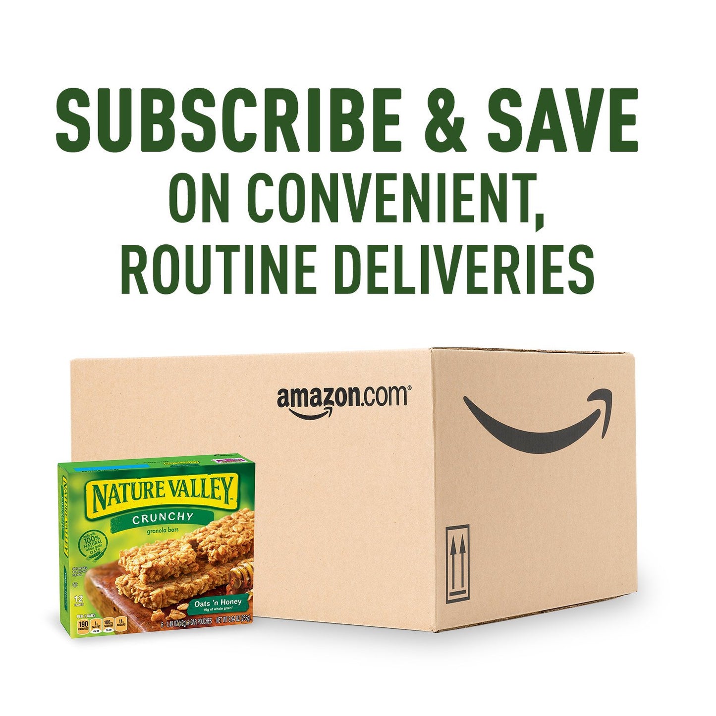Nature Valley Crunchy Granola Bars, Oats 'N Honey, 24 Bars, 17.88 Oz (12 Pouches) (Pack Of 6)