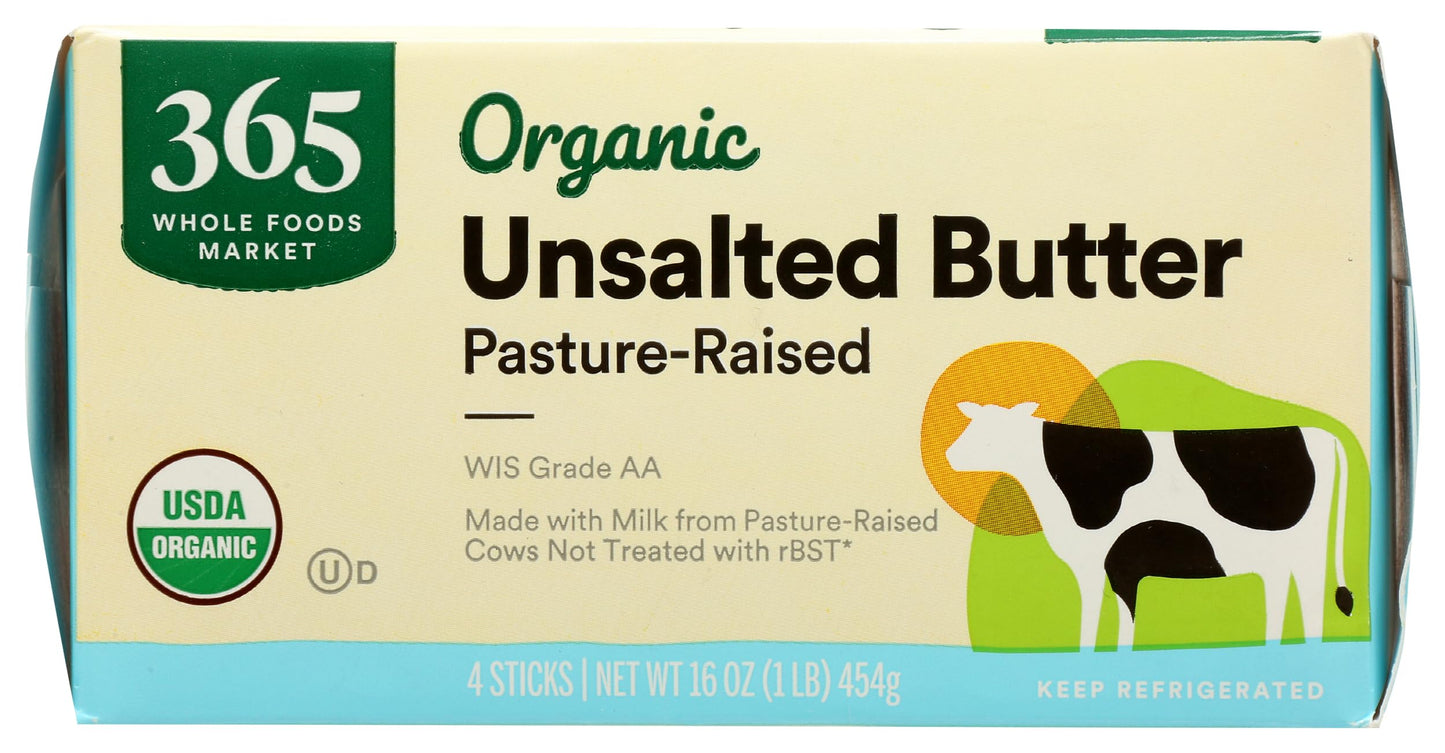 365 by Whole Foods Market, Organic Butter Unsalted, 1 lb