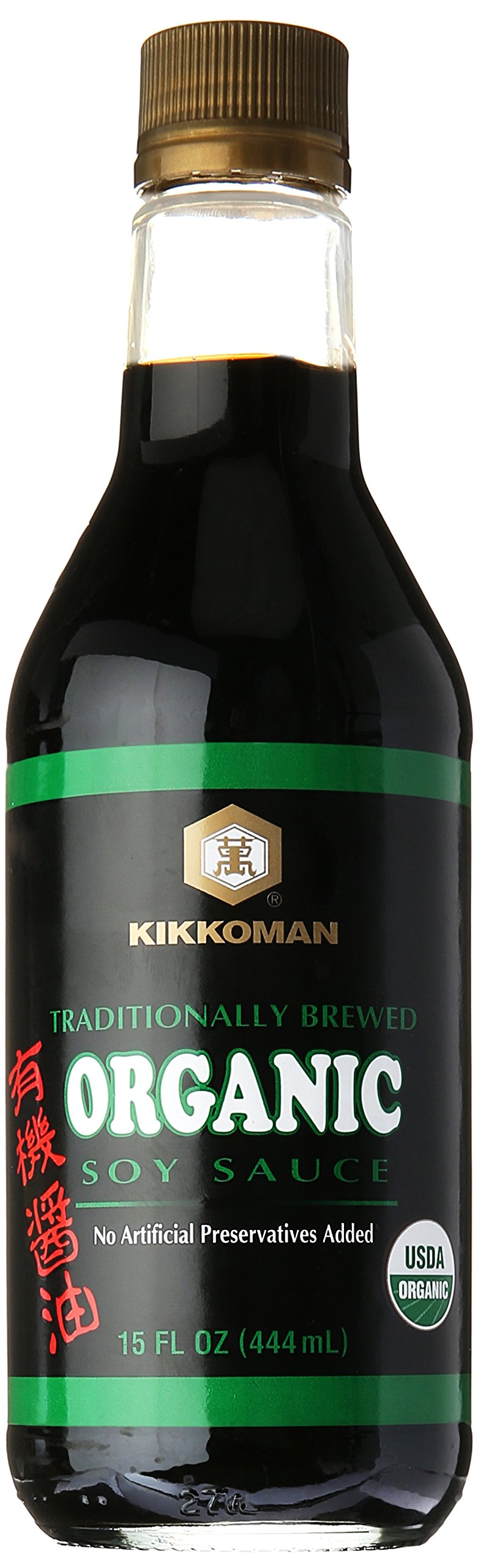 Kikkoman Sauce Organic Soy, 15 oz