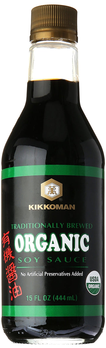 Kikkoman Sauce Organic Soy, 15 oz