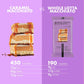 TRUBAR Vegan Protein Bar  Whole Lotta Macchiato  Gluten Free  Plant Based Protein  Dairy Free  Non GMO  Soy Free  No Sugar fermented-style flavors  12G Protein  12G Fiber  23G Carb  On the Go Snack Bars  1 CT