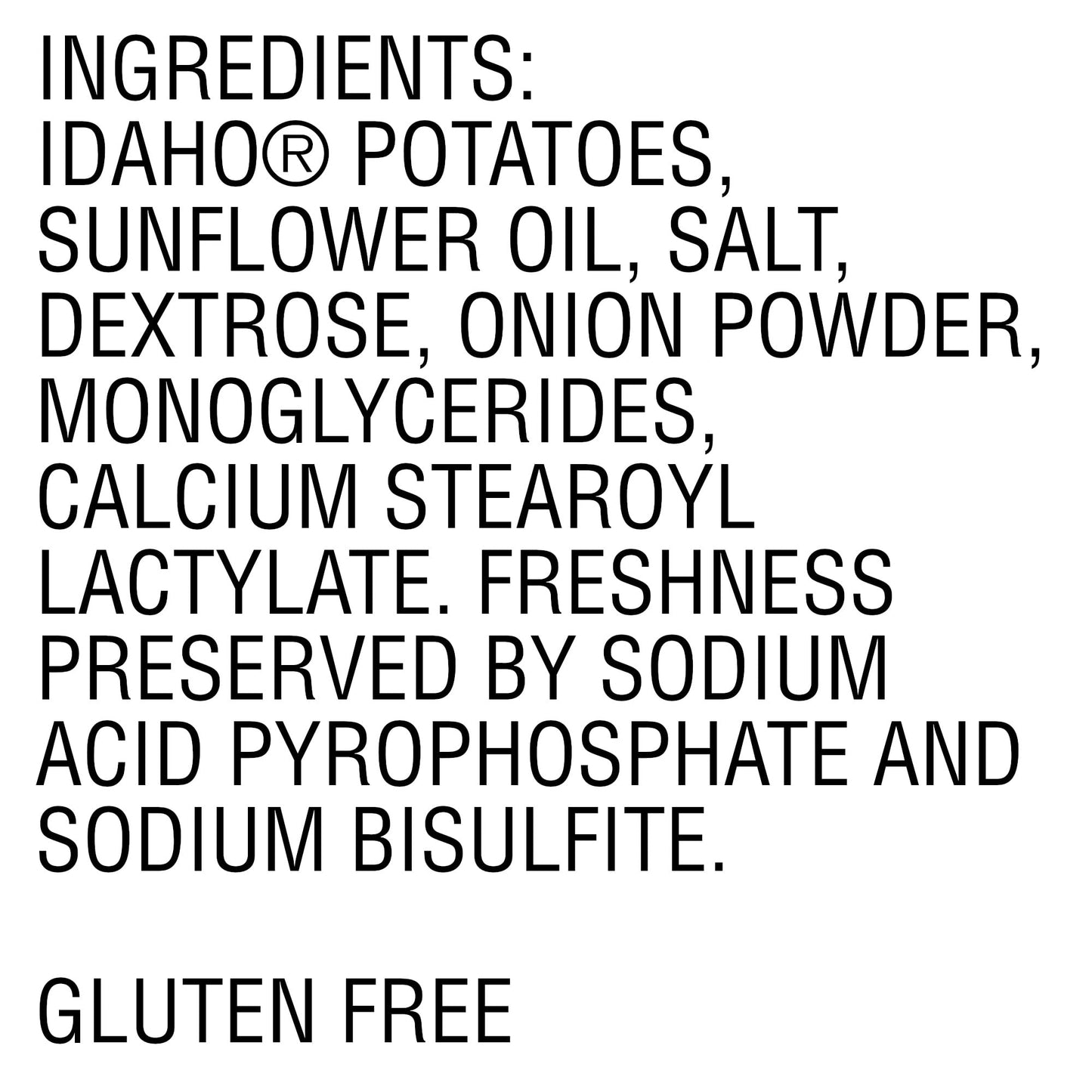 Idahoan Fresh Cut Premium Hashbrowns, 100% Real Idaho Potatoes, Gluten-Free, 2.125 Pound (Pack of 6)