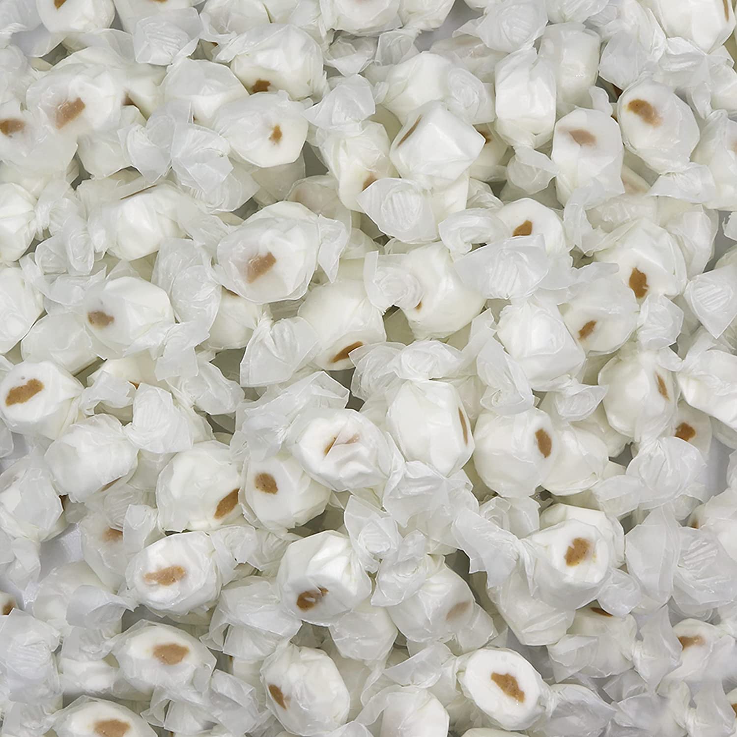 Gourmet Soft and chewy Salt Water Taffy Candies - Individually Wrapped - Bulk bags (Peanut Butter Vanilla, 5 Pound (Pack of 1))