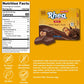 Choczero Milk Chocolate Peanut & Caramel Nougat Candy Bar, Zero Sugar Added, High Fiber, Sharing Size Rhea Bars (15 Per Box)