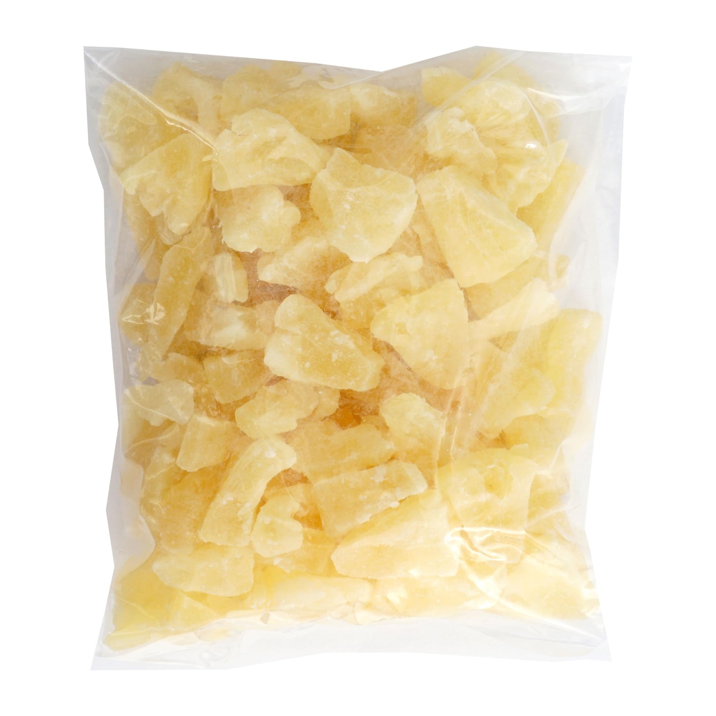 Hampton Distribution Dried Pineapple Chunks, 1 Pound Bag, Sweet Snack