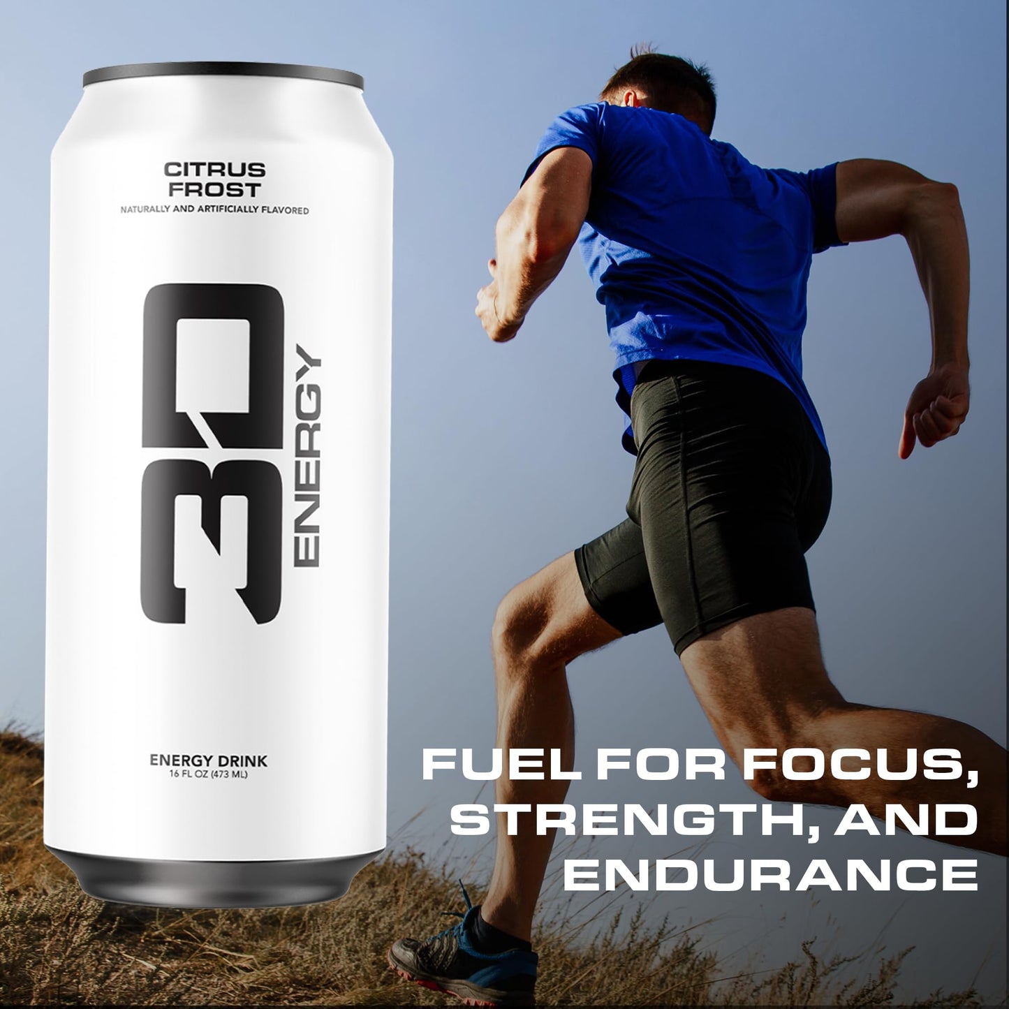 3D Energy Drink - Sugar Free  200mg Caffeine  Pre Workout  Taurine  L-Carnitine  Lightly Carbonated  16oz Cans  12 Pack - Citrus Frost