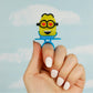Minions Lollipop Rings, Individually Wrapped Candy For Birthday Party Favors, Assorted Flavors And Characters, 18 Suckers
