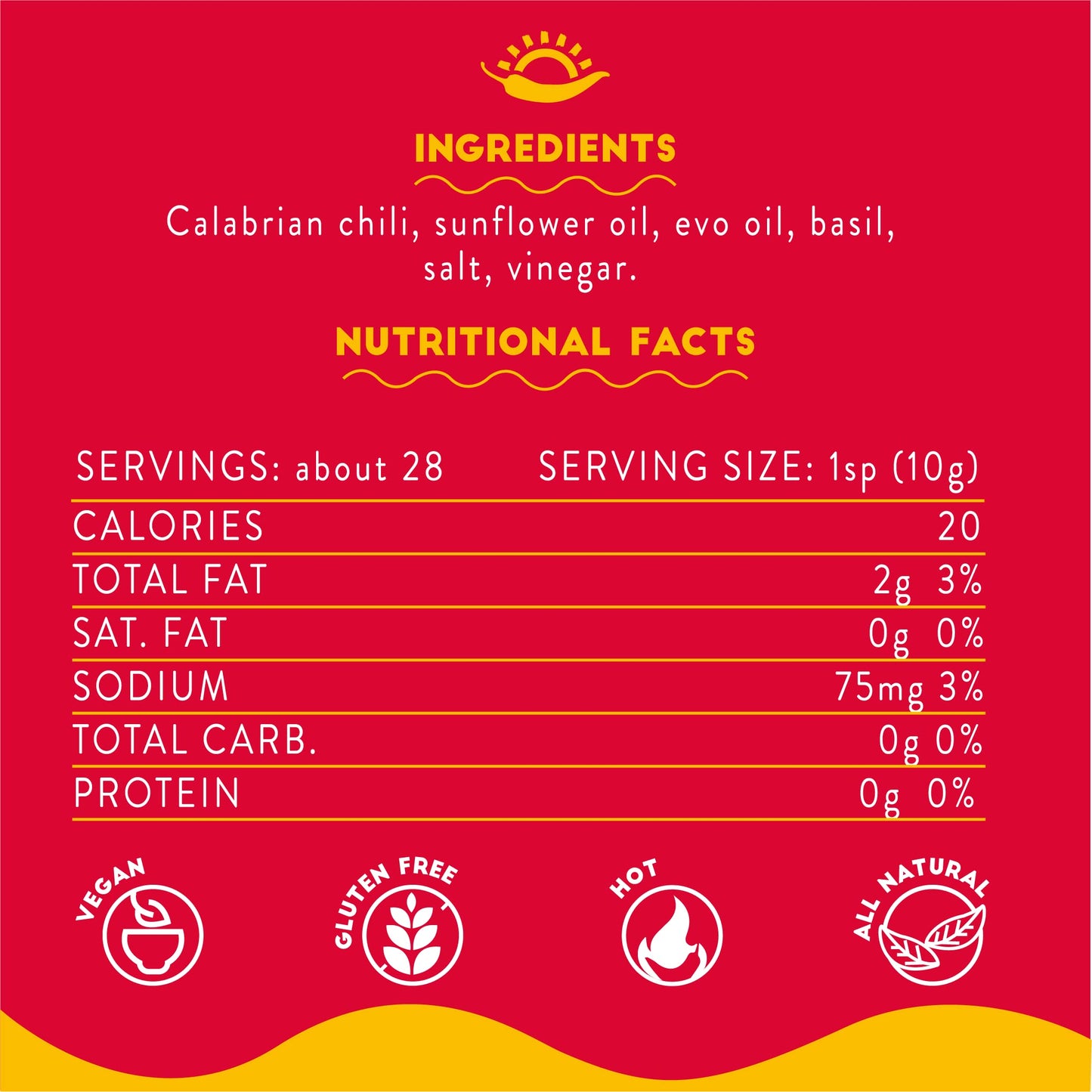 Pate Crushed Calabrian Chili Pepper Pate', Smoother textured version of our Crushed Pepper Paste, 10 oz, TuttoCalabria
