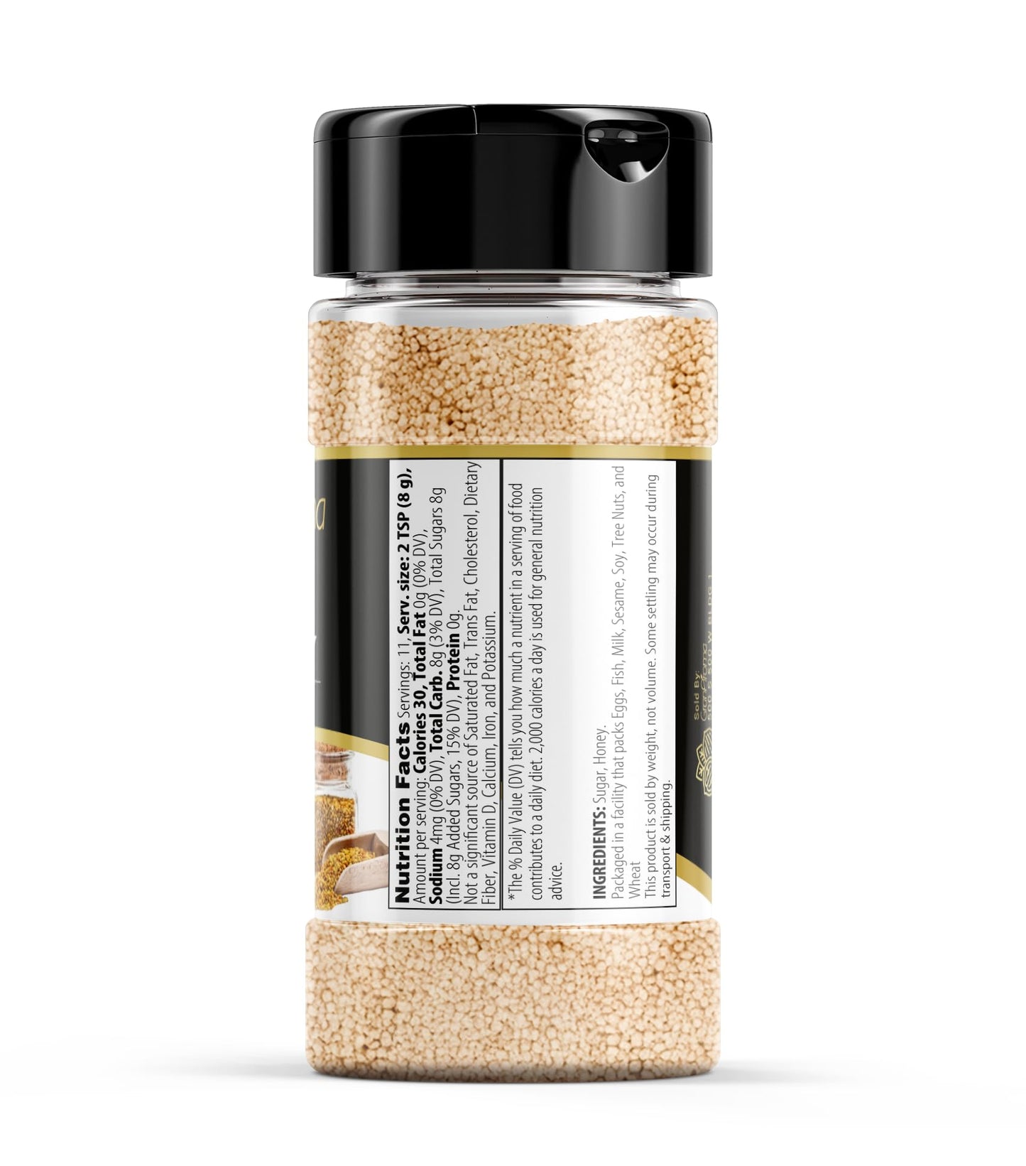 Granaroma Honey Granules, Sweet & Natural Flavor, Use In Baking, Tea, Smoothies (3.12 Ounce)