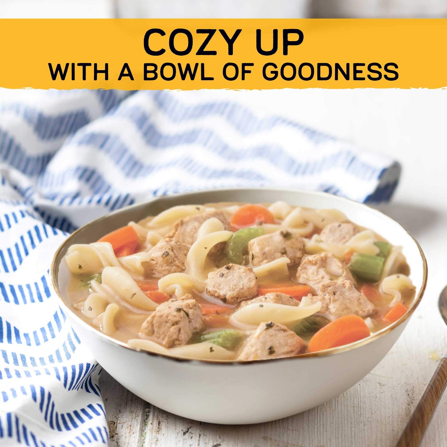 Gardein Plant-Based Chick'n Noodl' Soup, Vegan, 15 oz