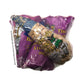 The Nutty Bavarian Cinnamon Glazed Pecans & Lightly Salted Cashews, 4 Cone Pack, Purple & Clear Blue