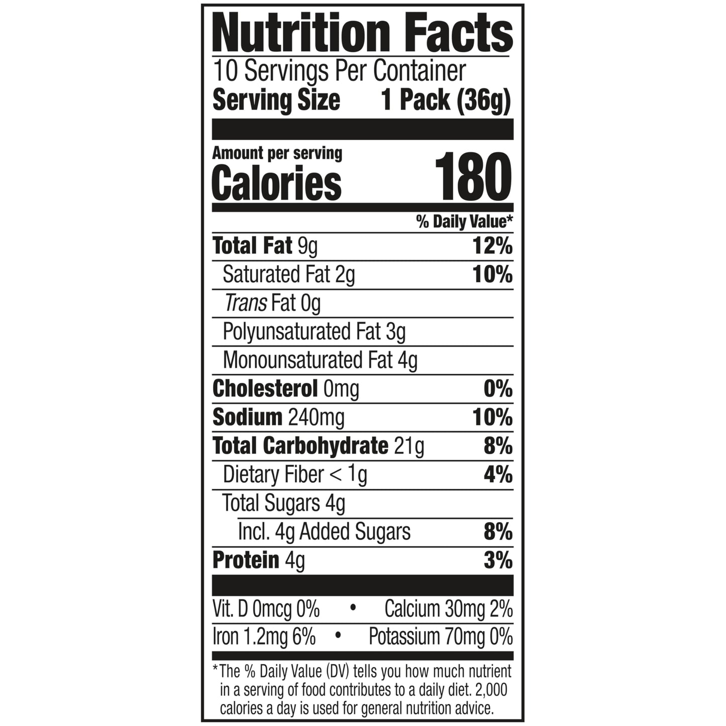 Lance Sandwich Crackers, Toasty Peanut Butter, 10 Individually Wrapped Packs, 6 Sandwiches Each
