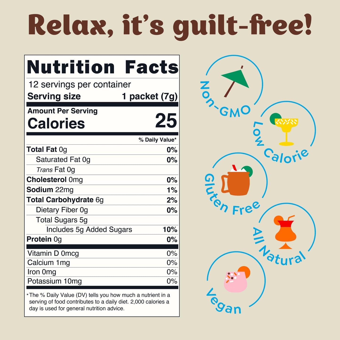 Craftmix Espresso Martini Cocktail & Mocktail Drink Mixer, Skinny Mixes - Water Flavoring Packets - Made With Real Coffee Beans - Vegan, Low-Carb, Low-Sugar, Non-Gmo, Dairy Free, Gluten Free, 24 Pack