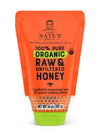 Nature Nate'S 100% Pure Usda Organic Raw & Unfiltered Honey, 14 Oz. No-Drip Sustainable Squeeze Pouch; Purity Guarantee, No Addi