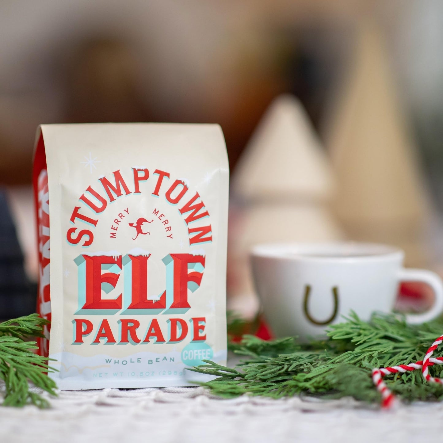 Stumptown Coffee Roasters  Medium Roast Whole Bean Coffee - Elf Parade Holiday Blend  Flavor Notes of Butterscotch  Chocolate and Baking Spice - 10.5 Ounce Bag