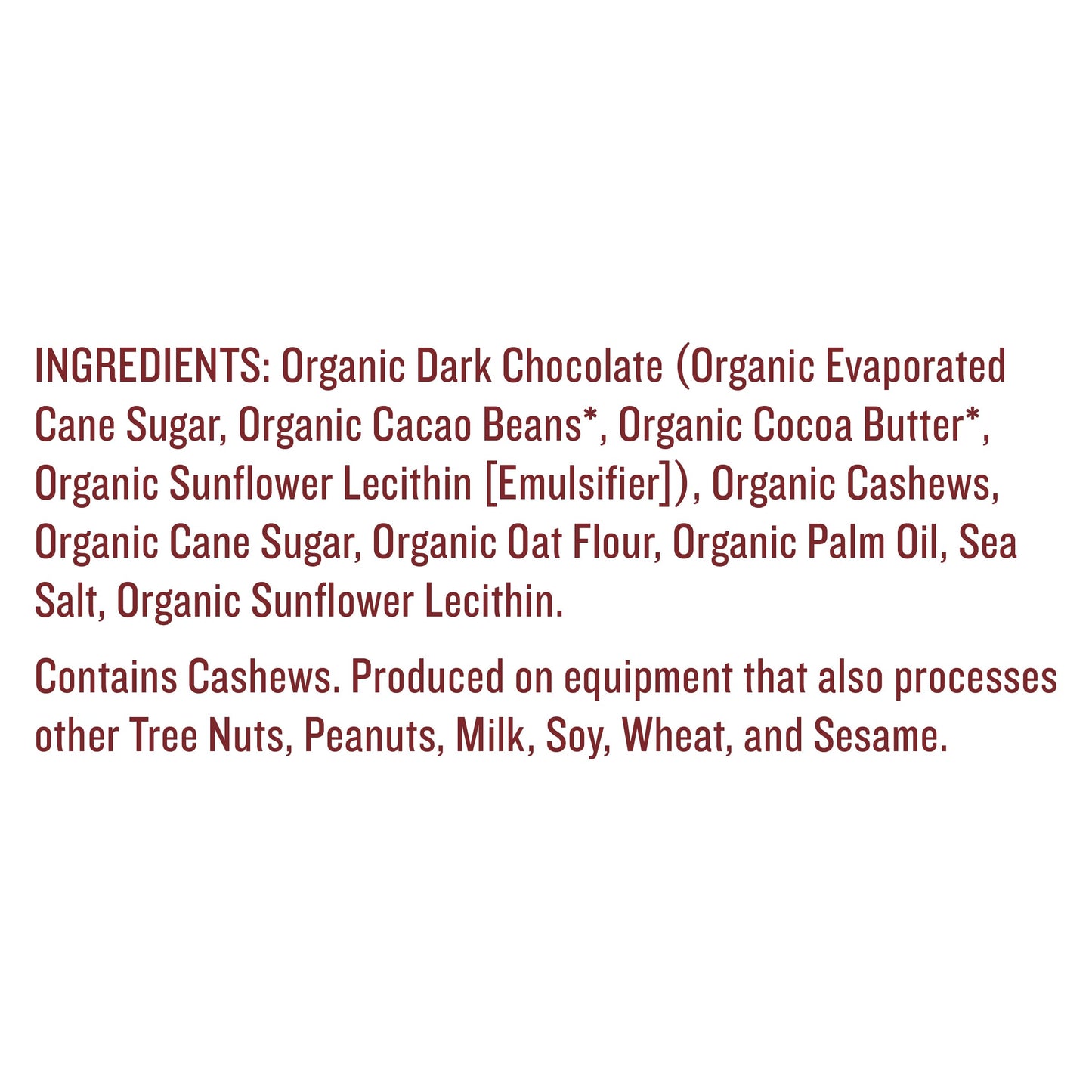 Justin'S Organic Dark Chocolate Cashew Butter Cups, Rainforest Alliance Certified Cocoa, Gluten-Free, Responsibly Sourcd, 1.4 Ou