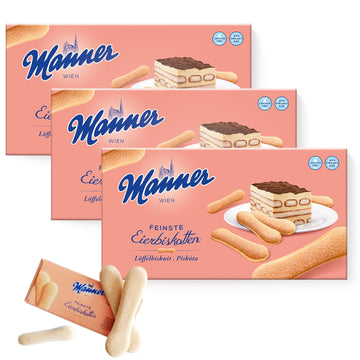 Manner Lady Fingers for Tiramisu & More - Enjoy These Delicious Dessert Cookies with Coffee or Tea for A Delightful Snack That E