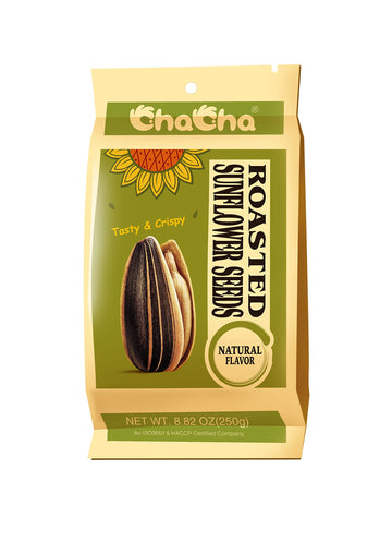 Chacha Sunflower Roasted And Salted Seeds (All Nature) 250G X 18Bags