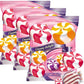 Creamy Delight Candy | Mixed Fruit Hard Candies, Strawberry, Blackberry, Peach Flavors, Individually Wrapped, 4.5 Oz Bags - (3 -