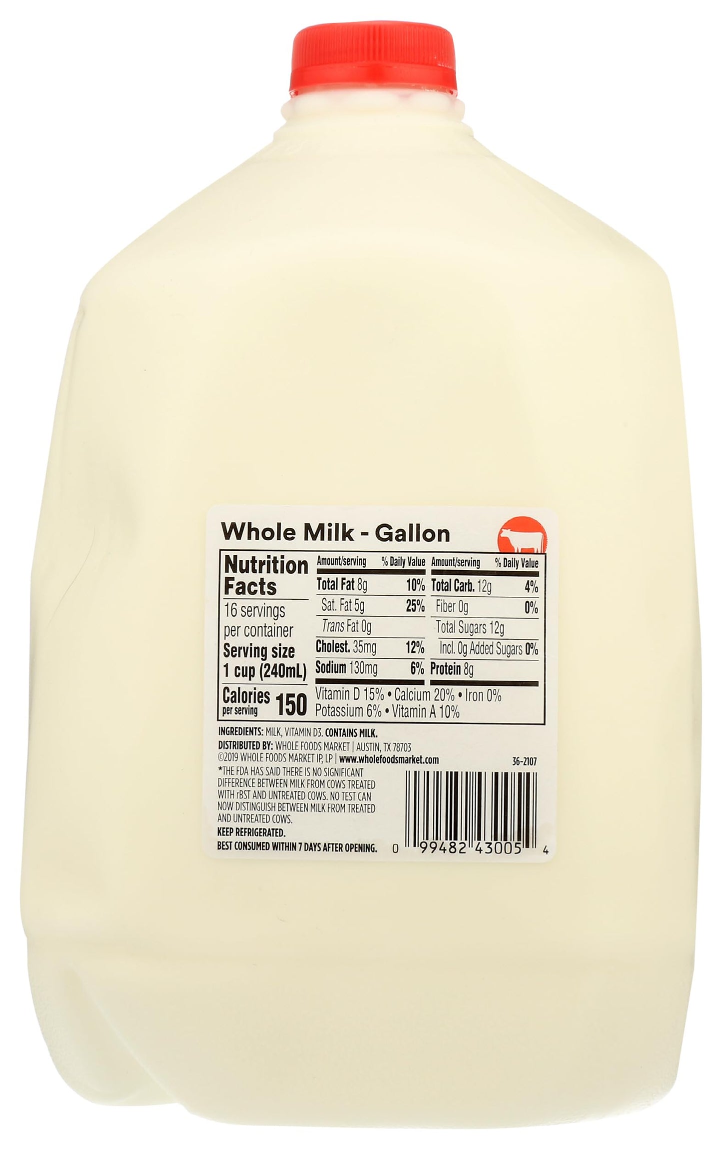 365 by Whole Foods Market Whole Milk, 1 GL